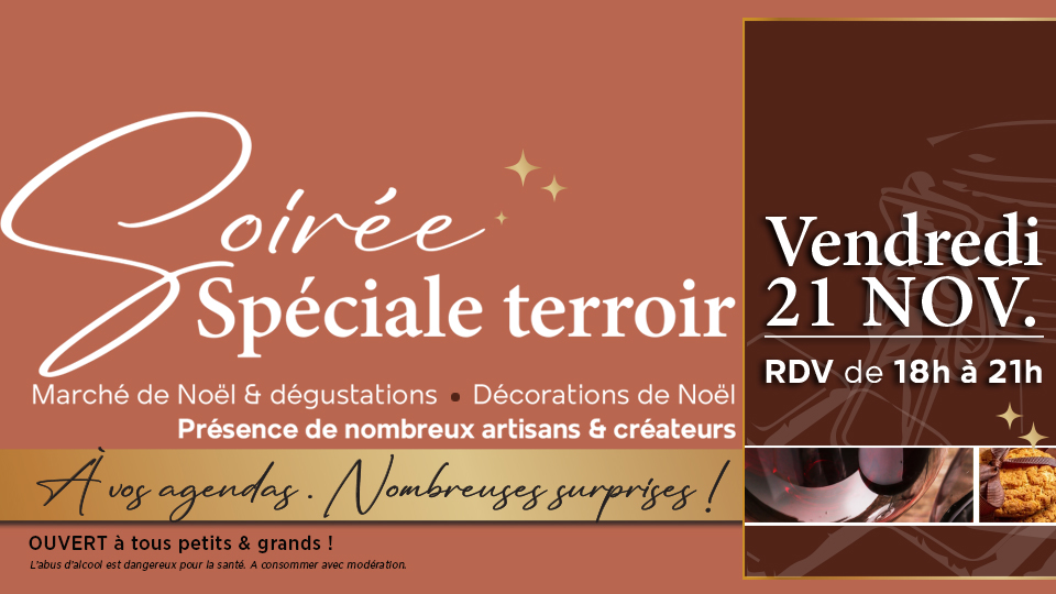 Soirée Spéciale Terroir – Dégustations & Conce ...